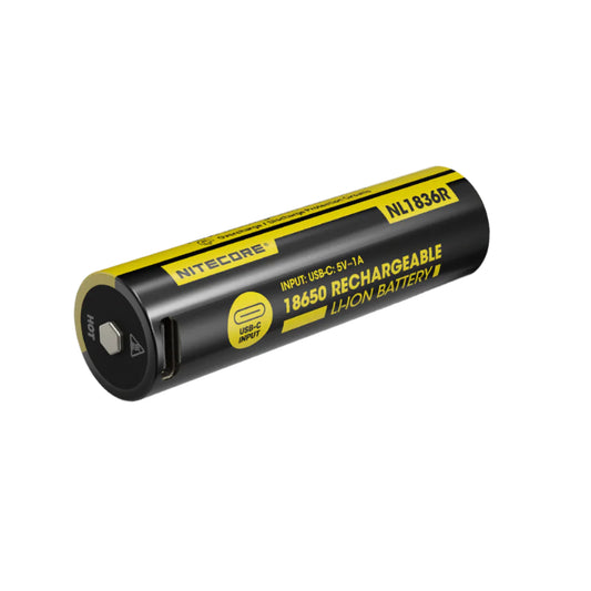 Nitecore NL1834R 3400mAh USB-C Rechargeable 18650 Battery