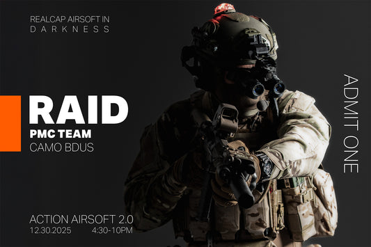 RAID (Realcap Airsoft In Darkness) Night Vision Event At Action Air 2.0 - December 30th